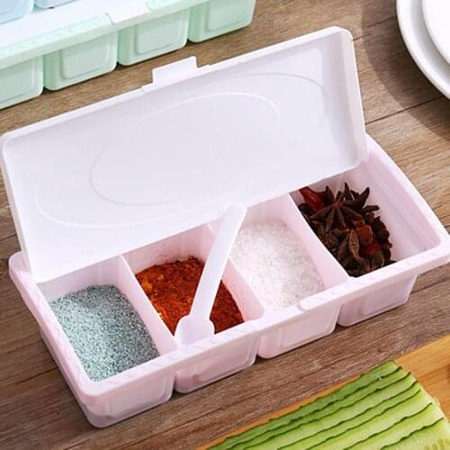 1pcs Wheat Straw Jar Condiment Seasoning Bottle Set Kitchen Dressing Salt Tank Tank Seasoning Box Kitchen Tools