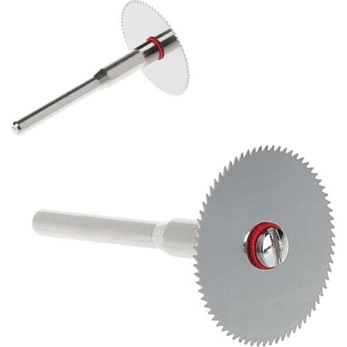 10pcs 25mm Wood Saw Blade Disc with 2 x Rod Dremel Rotary Cutting Tool Homeful tool