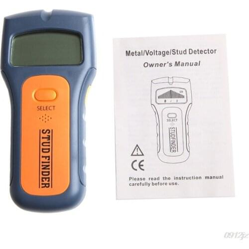 Wood Metal Wall Detector Multimeter Digital Pinpointer Vibrator Multi Stud Scanner Live Wire Cable Finder AC Hot 3 in 1 New