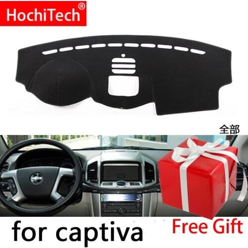 For Chevrolet Captiva 2010-2017 Right and Left Hand Drive Car Dashboard Covers Mat Shade Cushion Pad Carpets Accessories