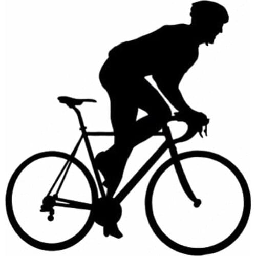 Dawasaru Bike Personalized Car Sticker Sunscreen Decal Laptop Suitcase Motorcycle Auto Accessories Decoration PVC,12cm*12cm