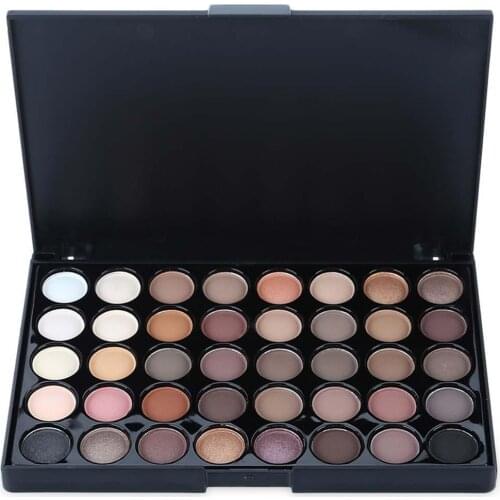 Smoky/warm Eye Makeup, Matte Glitter Eyeshadow, Smooth Shadows Can Expand The Eyes, Bright And Energetic Blush Vitality