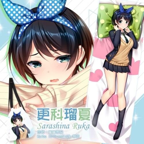 Anime Sarashina Ruka Rent A Girlfriend Dakimakura Hugging Body Pillow Case Otaku Male Pillow Cushion Cover Gifts SM