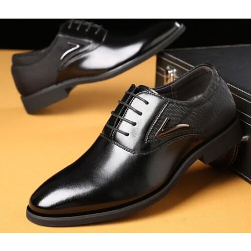 Shoes Men Fashion Casual Fashion Shoes Leather Formal Mens Skin Moccasins For Men Loafers Wedding Man Shoe High Heel Dress