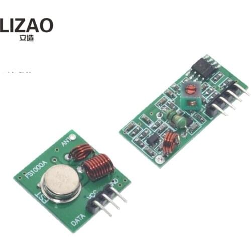 Smart Electronics 433Mhz RF transmitter and receiver Module link kit For arduino/ARM/MCU WL diy 315MHZ/433MHZ wireless