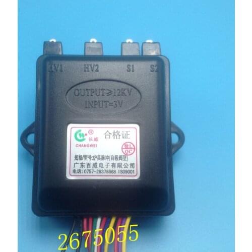 Built-in coal-fired liquefied gas stove flameout protection double stove insert type double furnace pulse igniter