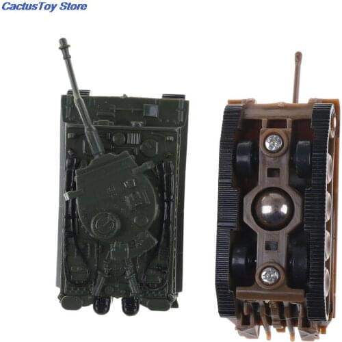 1:144 Tiger Tanks Toy fashion boys gift Plastic 4D Sand Table World War II Germany Panther Tank