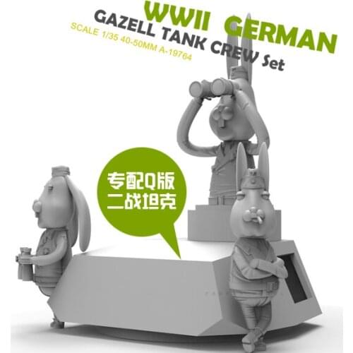 1/35 Resin Model Kits soldier colorless and self-assembled (no tank) (50mm) A-19764