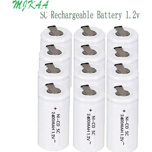2400mAh 1.2V NI-CD SC Rechargeable Battery for Makita for Dewalt for Bosch
