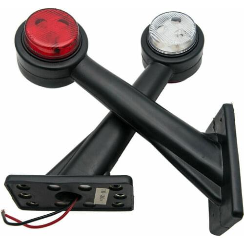 12v LED Side Outline Rod Marker Lights Lamp Trailer Caravan truck