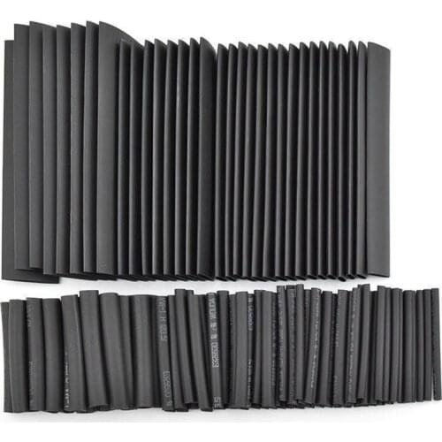 127 Pcs/Set Heat Shrink Sleeving Tube Assortment Kit Electrical Insulation Cable Wire Wrap Waterproof