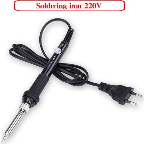 220V EU Adjustable Temperature Electric Soldering Iron 60W Welding Solder Iron Rework Repair Tools
