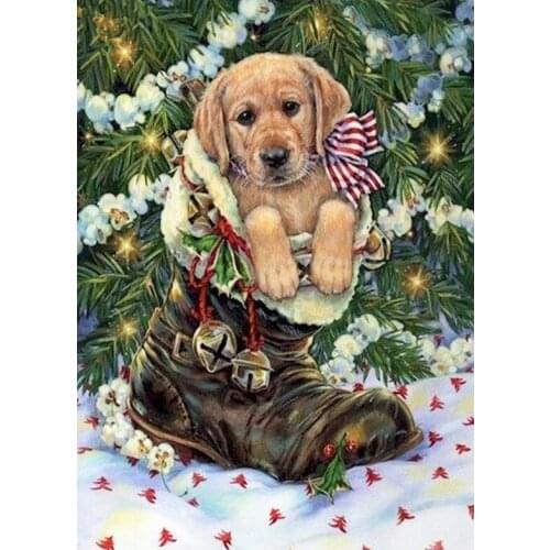 3D Diamond Embroidery Golden retriever dogpicture of Rhinestones Mosaic 5D DIY Diamond Painting Full square /Round Decor FG1190