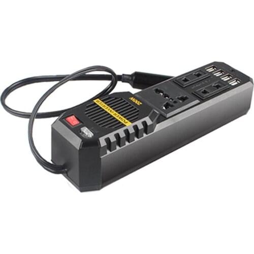 Car Inverters Auto Power Inverter DC 12V To AC 220V 4 USB Charger Ports Voltage Converter Car Accessories