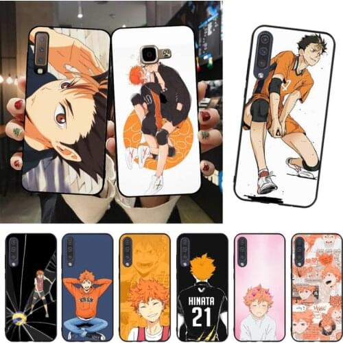 Hot Haikyuu Hinata Anime Volleyball Phone Case For Samsung A51 A71 A40 A50 A70 A10 A20 A30 A6 A7 A8 A9