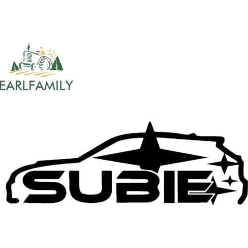 EARLFAMILY 13cm Car Styling Subie Sti Impreza JDM Awd Rally Window Sticker Vinyl Decal Car Stickers Car Accessories
