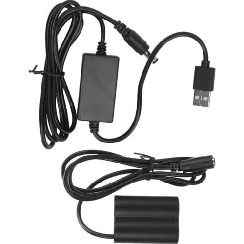 NP-W235 Dummy Battery DC Coupler Power Adapter with USB Drive Cable for Fujifilm XT-4 / GFX100S Camera Accessory