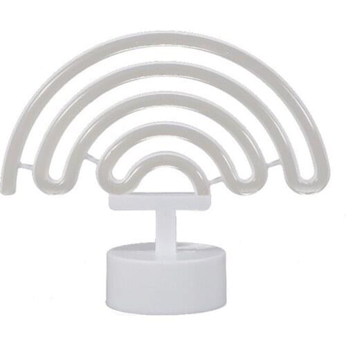 GTBL LED Neon Sign Modeling Rainbow Decorative Lights Multi-Functional Practical Convenient Home Festive Atmosphere Lamp