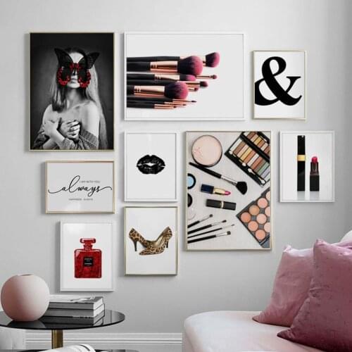 HD Prints Pictures Home Wall Art Cosmetic Perfume Nordic Style Modular Poster Painting On Canvas Fresh Artwork Living Room Decor