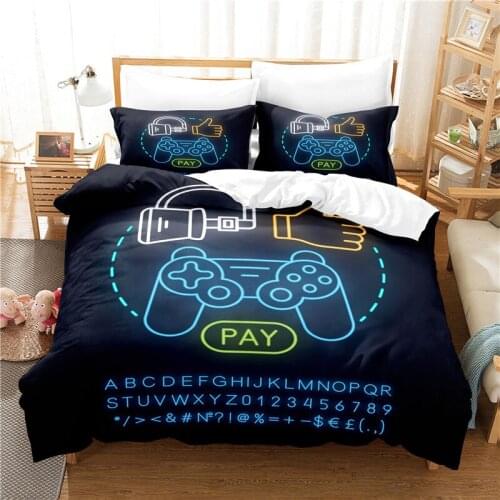Game Handle Bedding Set Duvet Cover Set 3d Bedding Digital Printing Bed Linen Queen Size Bedding Set Fashion Design