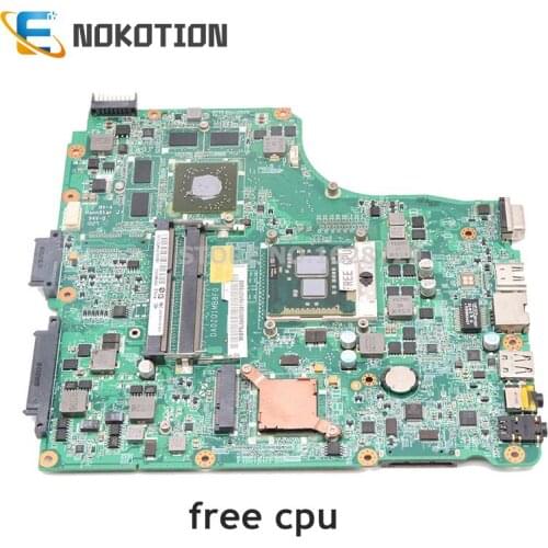 NOKOTION MBPSL06001 MB.PSL06.001 For Acer asipre 4745 4745G laptop motherboard DA0ZQ1MB8F0 HM55 DDR3 HD5650 1GB free cpu
