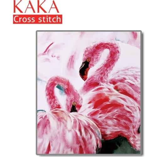 Cross stitch kits,Embroidery needlework sets with printed pattern,11CT canvas for Home Decor Painting,Animals Full NCKA008