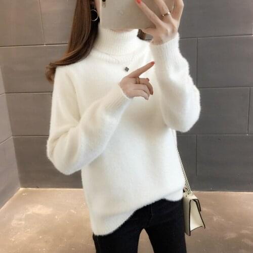 Poncho Render Unlined Upper Garment To Loose The New 2019 Winter Han Edition Imitated Mink Velvet Students Outside Wear Coat