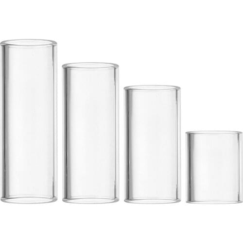 1 Set/4pcs 28/51/60/70mm Practical Guitar Slides Finger Slider Electric Wood Guitar Finger Sleeve Slider Guitarra Accessories