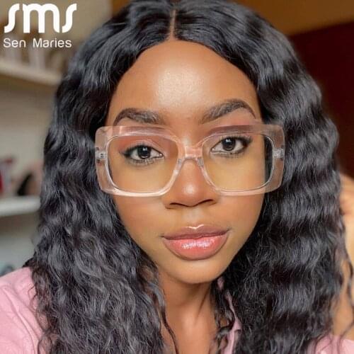 Rectangle Optical Glasses Frames Women Men Luxury Brand Glasses Woman Fashion Classic Vintage Ladies Clear Eyewear Sunglasses