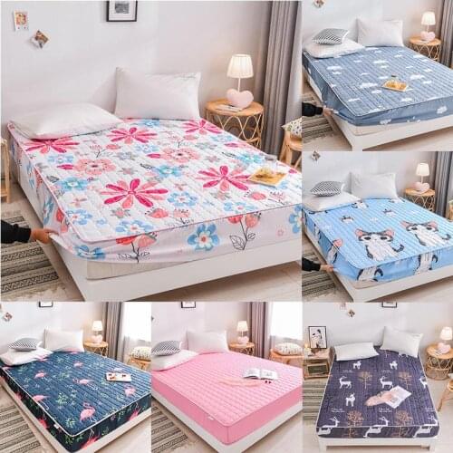 Quilted Bed Sheet Thickened Simmons Protective Cover All-inclusive Non-slip Bedspread One-piece Dust Cover Mattress Cover