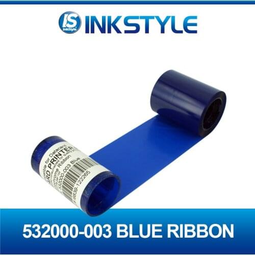 Pack of 2pcs 532000-003 Blue 1500 Printing Ribbon use in Datacard SP35+ SP55 SP75+ SD260 SD360 FP65 Card Printer