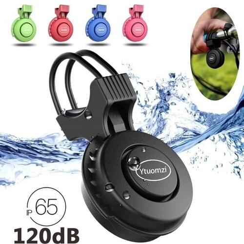 Cycling Bicycle Electric Bell Bike Horn USB Rechargeable Bicycle Bell Invisible Cycling Alarm Loud Horn Alert Ring