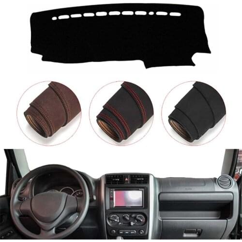 Console Dashboard Suede Mat Protector Sunshield Cover Fit For Suzuki Jimny 1998-2017