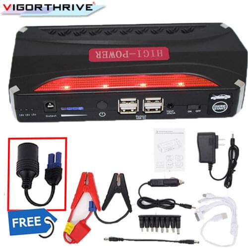 Battery Charger Portable Power Mini Emergency Starting Device 12V Car Jump Starter 600A Car Charger SOS Light Car Booster Bank