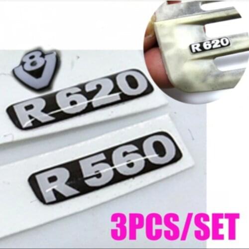 1/14 Tamiya Tractor Truck Grill Logo Label Sets For Radio Control Toys SCANIA R620 56323 R560 R470 56318 Rc Trucks Accessories