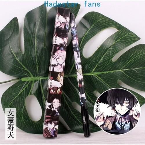 10 sets/lot Anime Bungo Stray Dogs Gel pen Nakajima Atsushi dazai osamu Ballpoint Pen 0.5 Black refill Pens toy gift