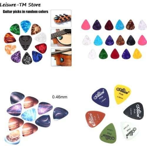 10pcs/20pcs Guitar PicksAcoustic Electric G Uitar Accessories Musical Instrument Thickness