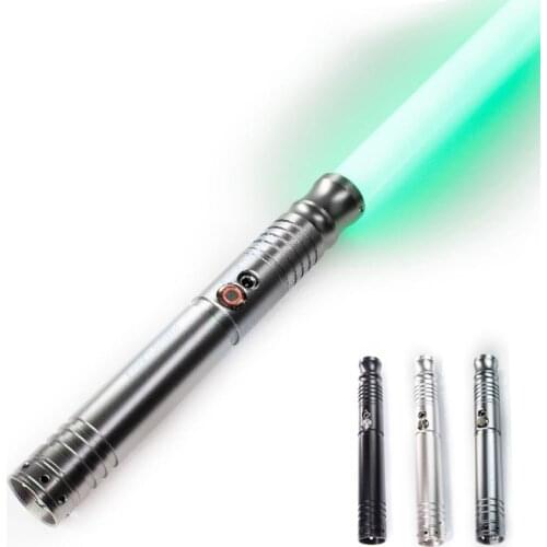 112cm Super Long Metal Laser RGB Sword With Sound And Light Promise Discoloration Outdoor Lightsaber Sword Star Wars Toy