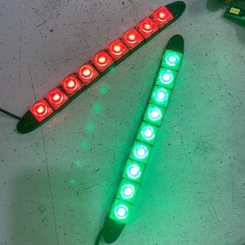 2Pcs/Set 12V LED Signal Navigation Light Strip Waterproof Port Starboard Marine Boat Car Auto Signal Navigation Light Strip New