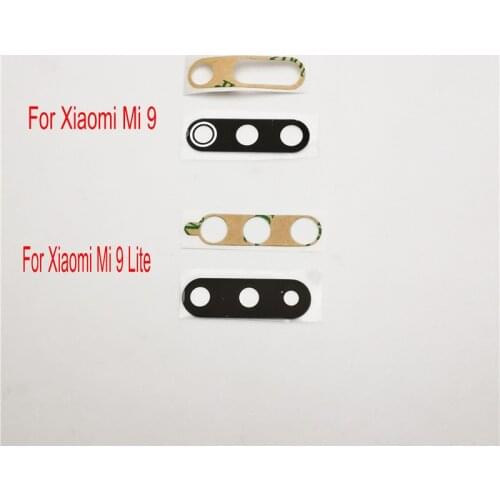 2 pcs/lot New Rear camera glass For Xiaomi Mi 9 Mi9 Lite Back Camera Glass Lens Cover With Adhesive Sticker Replacement Parts