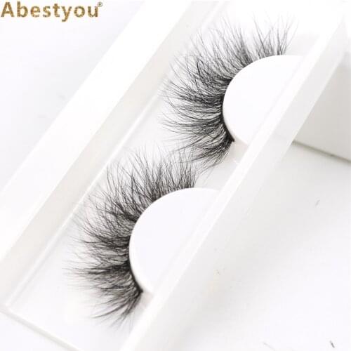 Abestyou Softy Mink Eyelashes 5D Natural False Eyelashes Thick Long Lasting Wholesale Lashes Mink Fluffy Natural Lash Book