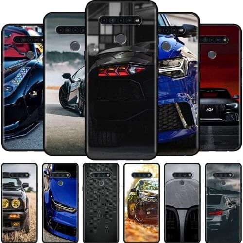 Phone Case For LG K41s K61 K50s G7 K42 K40S K71 K40 G8 G7 Thinq G6 Black Bumper Soft Coque Silicone Cool sports car super cars