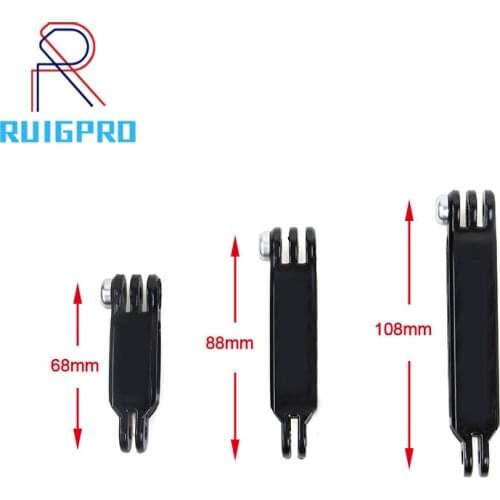 Andoer 3pcs Handheld Grip Extended Mount Arms Adapter for GoPro 9/8/7/6/5/4/3+/3/2/1 SJCAM Sport Camera Accessory