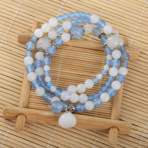 Anime Mo Dao Zu Shi Cosplay The Untamed Cosplay Bracelets Jewelry Wei Wuxian Lan Wangji Blue Accessories Gifts For Women CS381