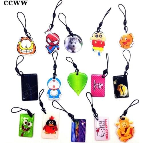 13.56MHz UID Writable Changeable 1K S50 NFC Keyfobs RFID Card Badge keychain Key Fob Token Tag For Cloner Copier