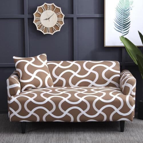 Yaapeet Animal Pattern 1pcSofa Slipcovers Elastic Geometric Printed Sofa Covers Bedroom Furniture Covers Without Pillowcase