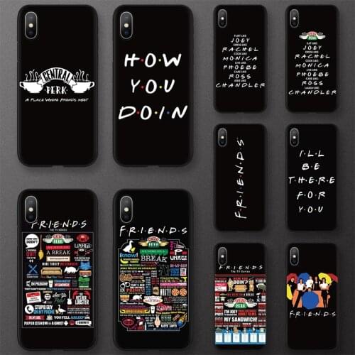 Central Perk Coffee Friends Tv Show How You Doin for iPhone 11 12 Pro X XS Max XR Case for iPhone 5 5s SE 2020 6 6S 7 8 Plus