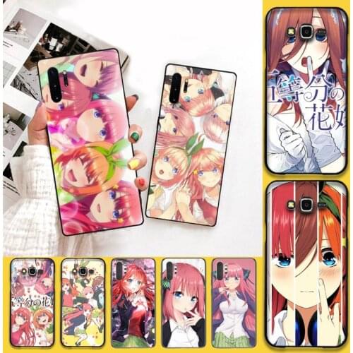 YJZFDYRM Anime The Quintessential Quintuplets Phone Case For Samsung Note 7 8 9 10 Lite Plus Galaxy J7 J8 J6 Plus 2018 Prime