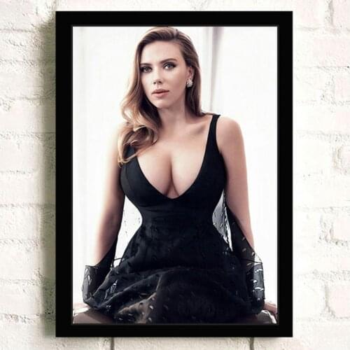 11STYLESuperhero Black Widow Scarlett Johansson Movie HD Star Wall Art Home Decor Canvas Painting Art Nordic Decoration Room Pos