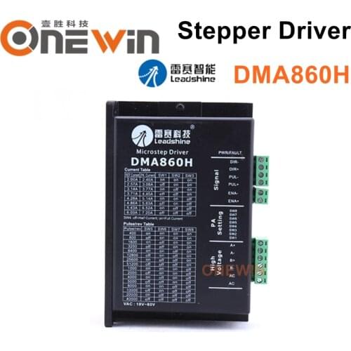 Original Leadshine DMA860H stepper driver 24-80V for NEMA 34 stepper motor CNC parts